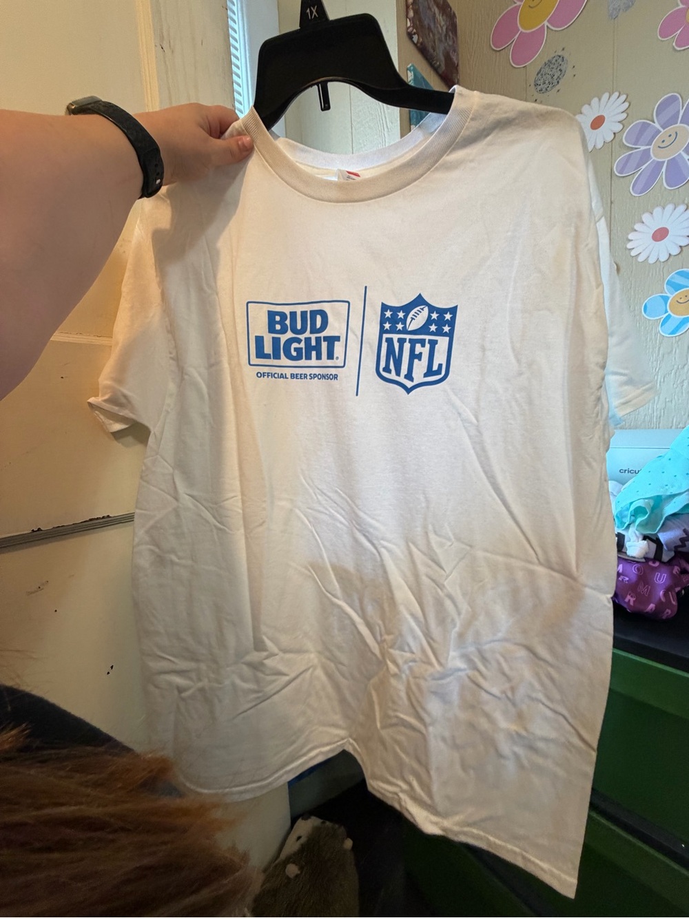 Bud Light x NFL White Logo Tee